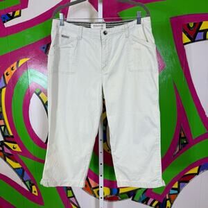 Hydraulic, Cream Cropped Pants. Size 13/14. In excellent condition!